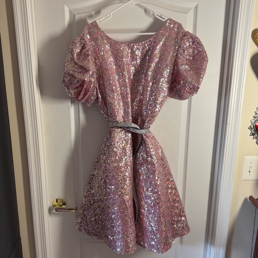 Ivy City Co Sequin Puff Sleeve Dress- 18W- NWT- never worn!